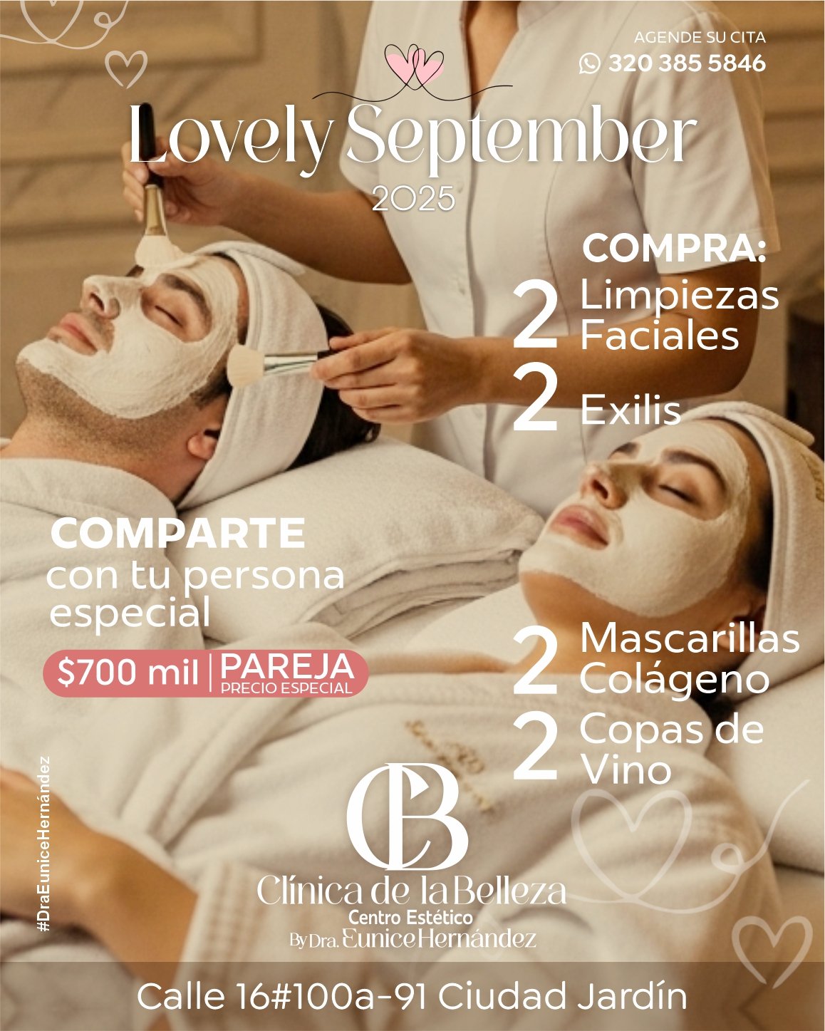 Promoción en limpieza facial, Cali, Colombia