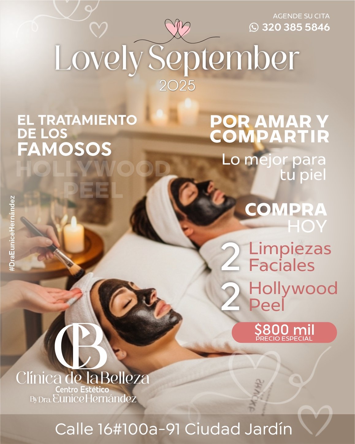Promoción en Hollywood Peel, Cali, Colombia