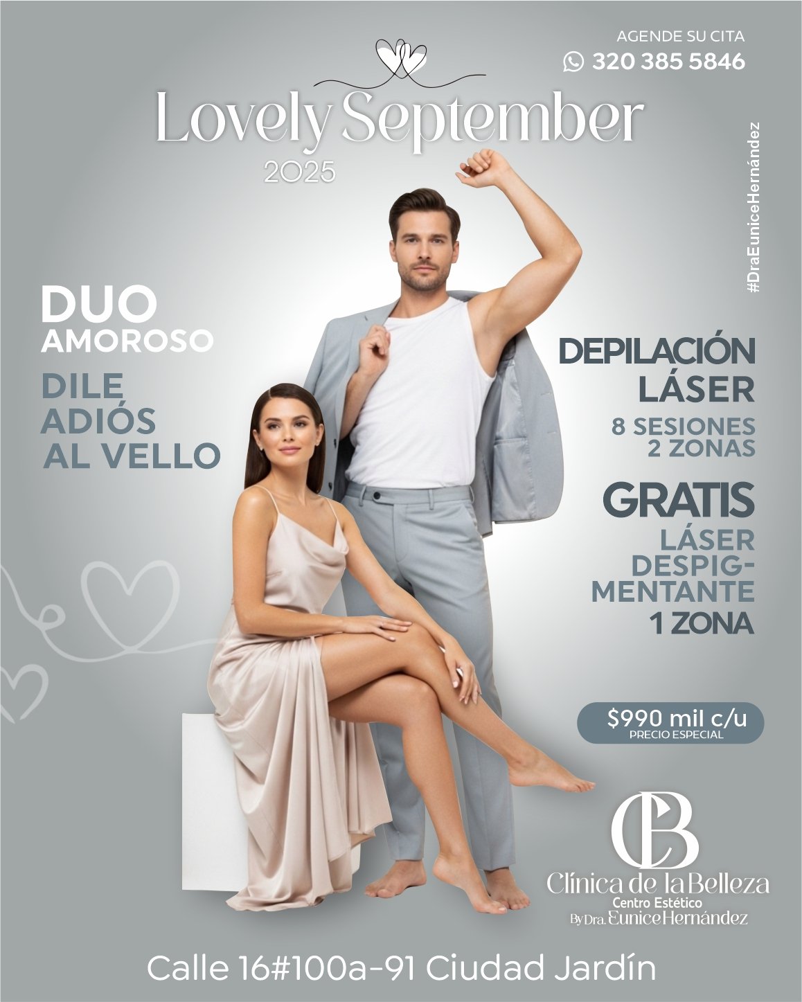 Promoción en depilación láser, Cali, Colombia